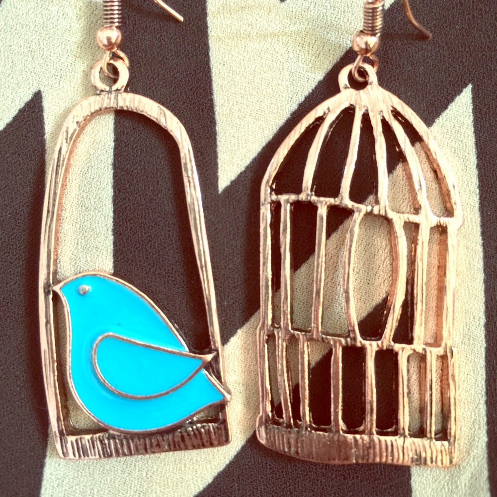 Break Free From My Cage Earring Set